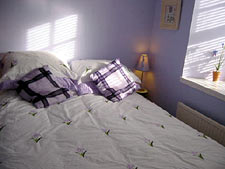 Twin Bedroom at The Nestings self-catering apartments in Arbroath, Angus on the East Coast of Scotland