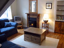 Lounge at The Nestings self-catering apartments in Arbroath, Angus on the East Coast of Scotland