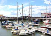 Yaughts at Arbroath Harbour